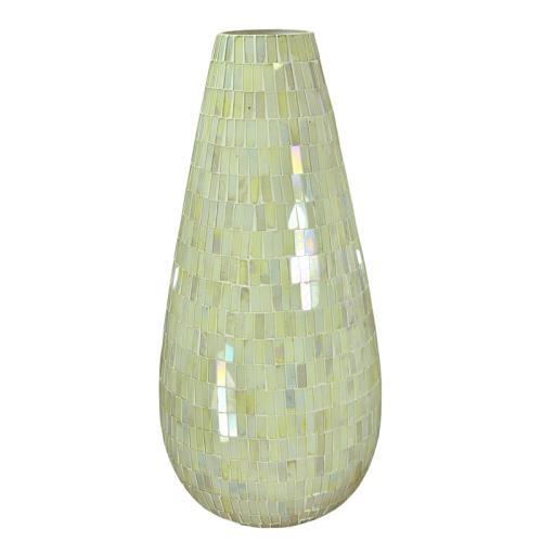 Vetro mosaico fiore vaso - vetro,