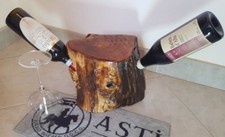 Ceppo portabottiglie legno - portabottiglie in,