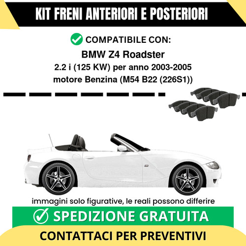Pastiglie freno ant post - pastiglie,