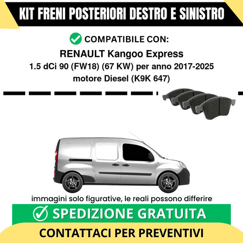 Pastiglie freno posteriori - freno,