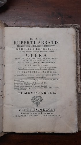 Ruperti abbatis - r.,