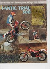 advertising Pubblicità TEST MOTO FANTIC TRIAL 300 1984 MOTOITALIANE TRIAL EPOCA