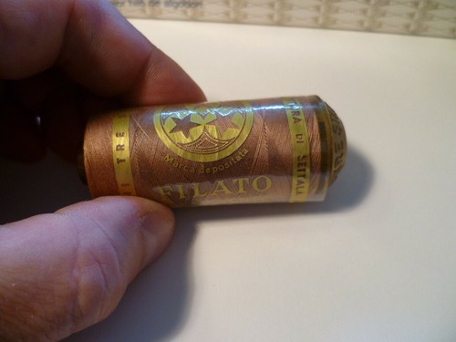 Filo puro cotone color legno - filo,