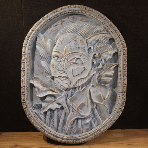 Scultura lignea bassorilievo