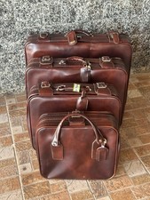 Set 4 Valigie Pelle Vintage