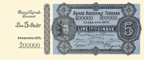 Italia lire banca - 5,