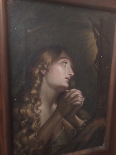 Santa agnese dipinto olio - agnese,dipinto, su