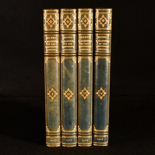 1927 4vols modes and manners - 1927,