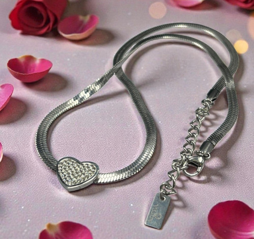 Collana donna acciaio - collana,