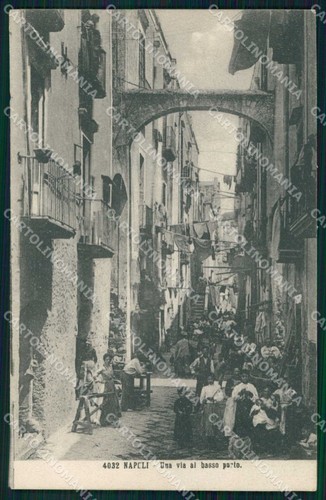 Napoli città via basso porto - città,