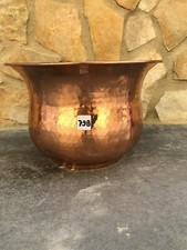 Portavasi in rame lucido