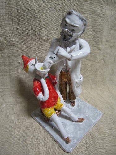 Pinocchio ceramica fatto a - in,