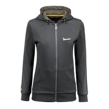 MF6252 Felpa Zip Donna Grigio