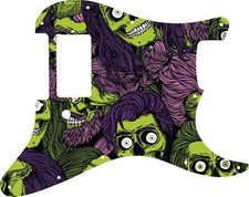 WD Battipenna Personalizzato per Humbucker Singolo Fender Stratocaster #GHA02 Zombeard...