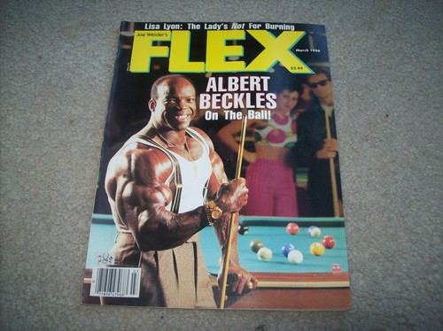 Vtg joe weider - flex, 3/1986