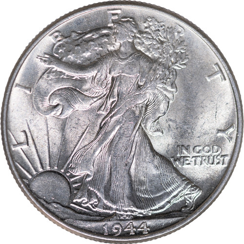 Mezzo dollaro 1944 - , walking