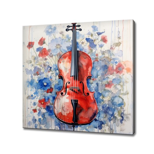 Quadro acquerello fiori