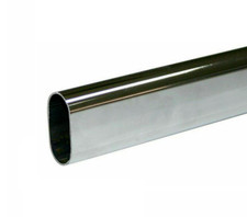 bastone tubo ovale per armadio appendiabiti per interno armadi accessori 20x15mm