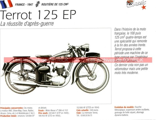 Terrot 125 dérivés - ep,