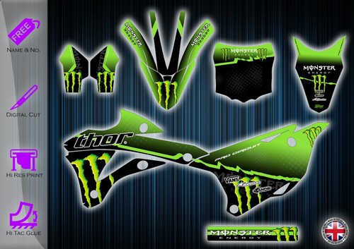 Adesivi kawasaki kx85 kit - adesivi,