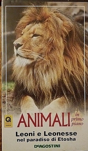 Vhs piero angela animali - angela, leoni