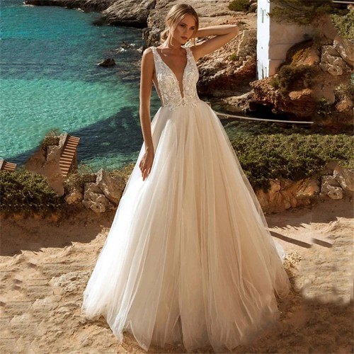Vintage line wedding dresses - a-line,