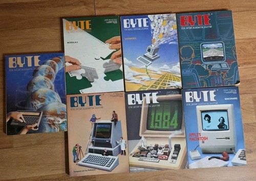 Lotto riviste vintage byte - vintage,
