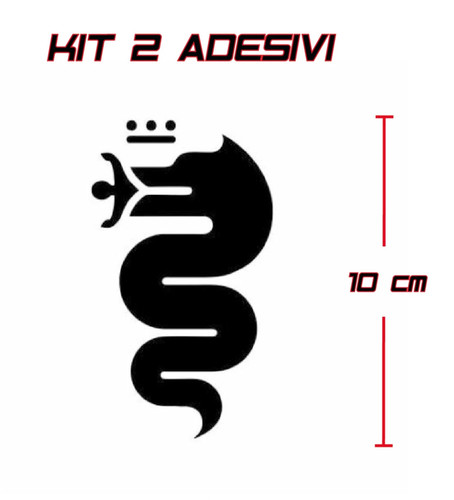 Kit adesivi biscione - 2,