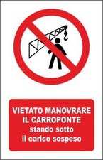 CARTELLO SEGNALETICO - vietato
