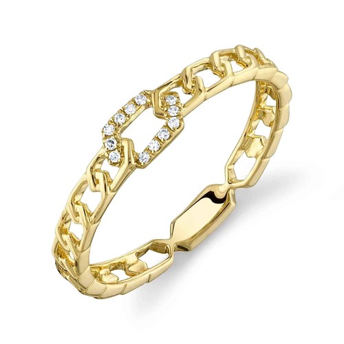 14k oro giallo diamante - giallo,