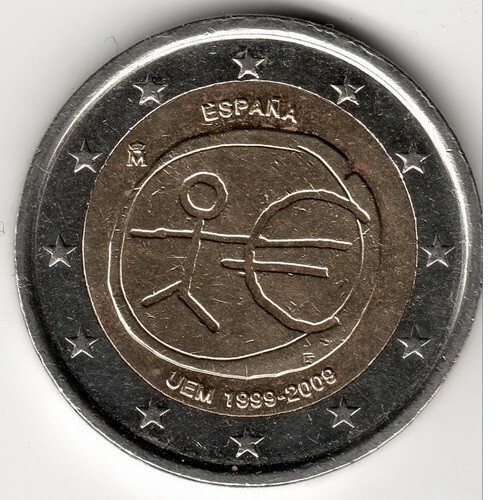 Euro commemorativo spagna - 2,
