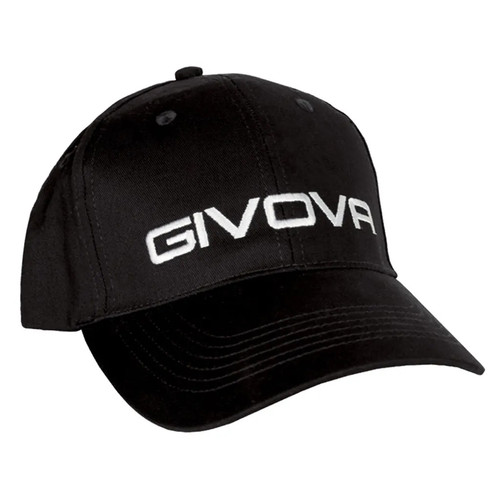 Givova cap con visiera nero - con,