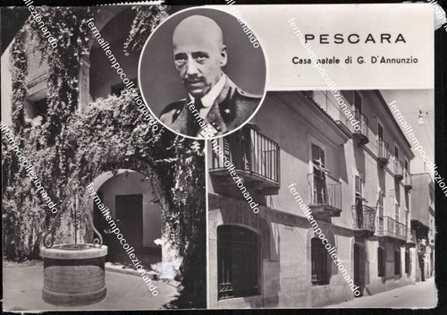 O869 cartolina pescara casa - cartolina,