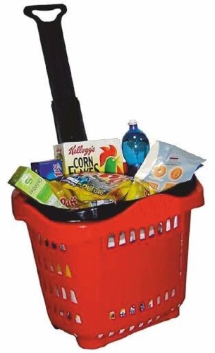 Cestino spesa trolley litri - trolley, 43