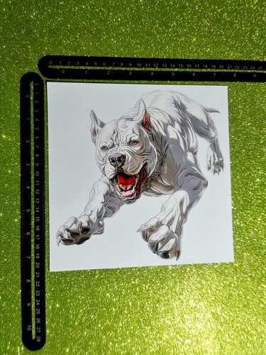 Cane molosso white - white, dogo