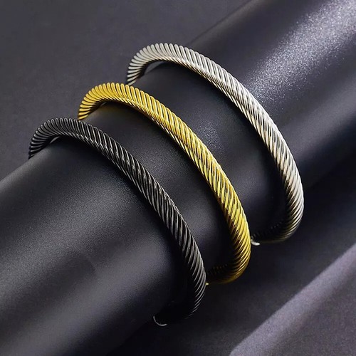 Bracciale uomo acciaio rigido - uomo,