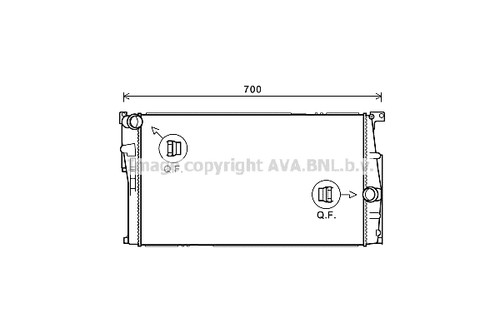 17117600511 radiatore bmw - 17117600511,