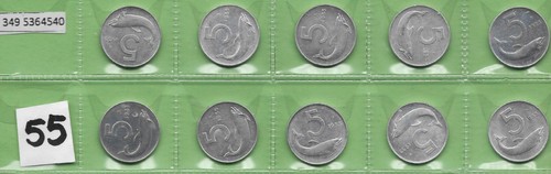 Lotto monete lire del - 5,