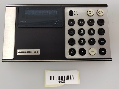 0425 calcolatrice adler 80d - calcolatrice,