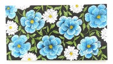 Puzzle con fiori blu per