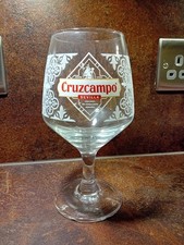 New cruzcampo chalice beer - chalice,