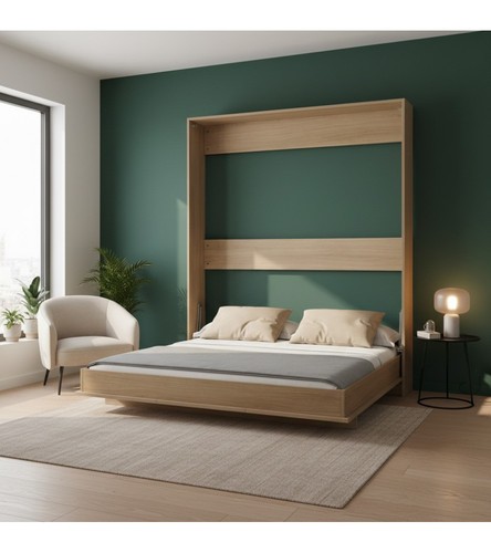 Letto matrimoniale estraibile