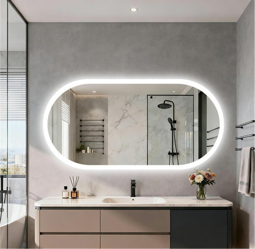 Specchio bagno led con
