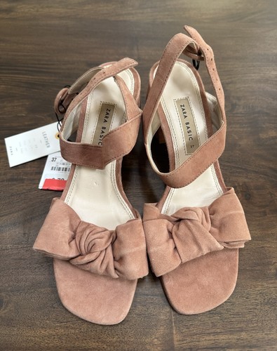 Zara pink suede sandals - , heals