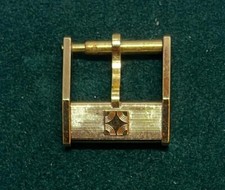 FIBBIA ZENITH ACCIAIO PLACCATO ORO GIALLO 12 MM