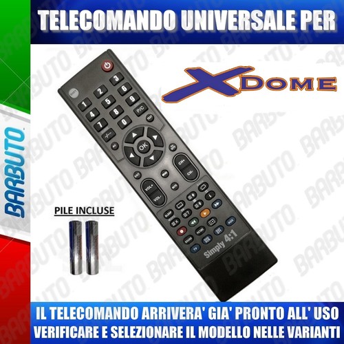 Telecomando universale xdome - universale,