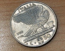 1939 XVIII Italy 50 Centesimi