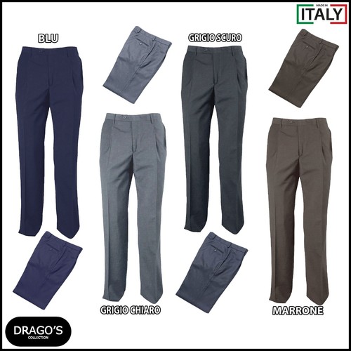 Pantaloni uomo classici lana - uomo,