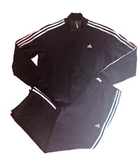 Adi Dassler Tuta Giacca+Pantaloni Nero ADIDAS, Taglia M