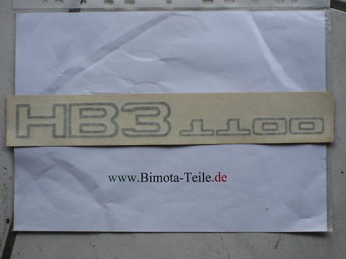 Scritta bimota hb3 1100 - "hb3, 1100"